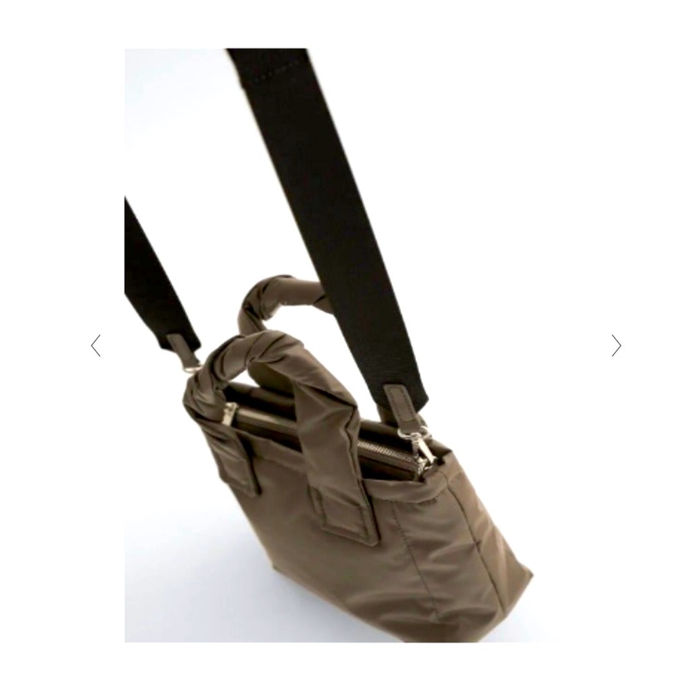 Zara women's Mini tote green crossbody bag